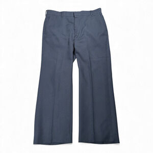 Vintage Levis Pants Mens 35x29 Blue Dress Action Slacks Disco Flare Talon 70s